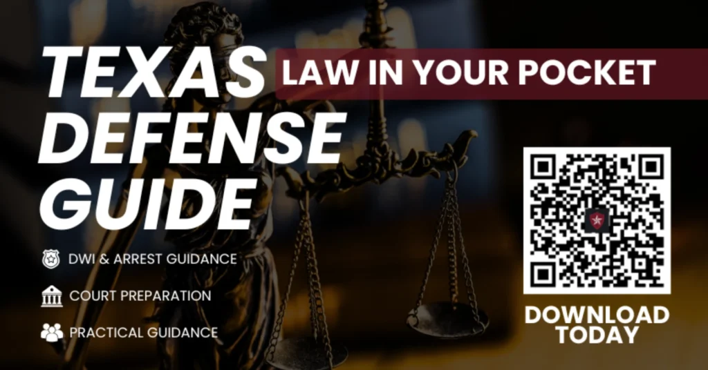 Texas Defense Guide App from Spiegelhauer Law with criminal defense resources
